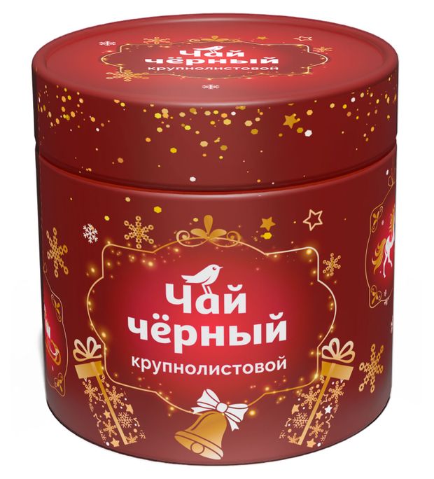 Чай черный АШАН Красная птица крупнолистовой 100 г 300₽