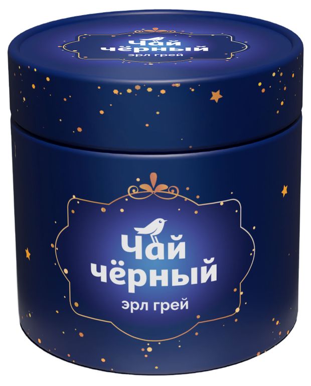 Чай черный АШАН Красная птица Эрл Грей с бергамотом 100 г 300₽