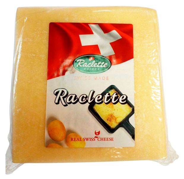 Сыр полутвердый Раклет Швейцарский Real Swiss Cheese 45% БЗМЖ, вес