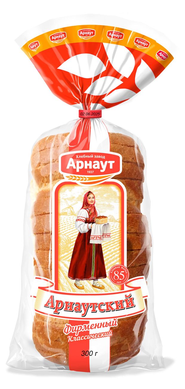 Хлеб Арнаут Арнаутский нарезка, 300 г