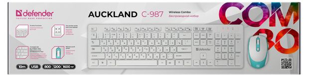 Клавиатура мышь Defender Auckland C-987 1000₽