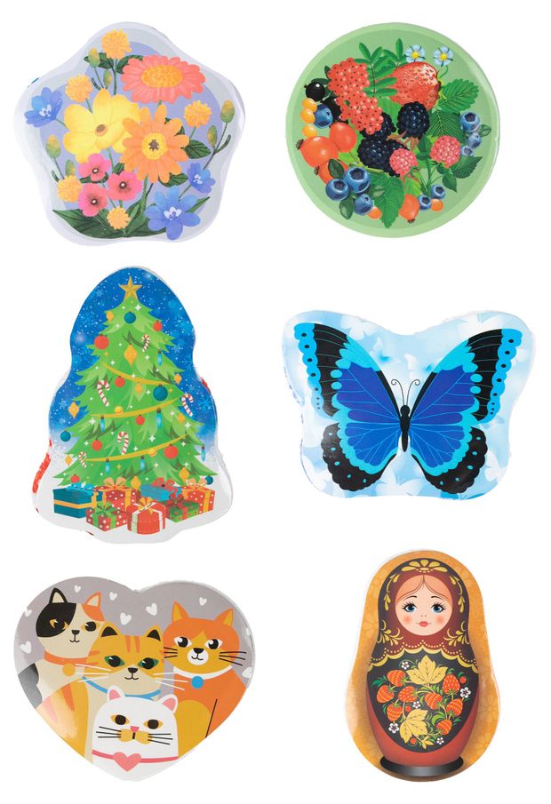 Полотенце кухонное Wellness прессованное 30х60 см, 1 шт в ассортименте