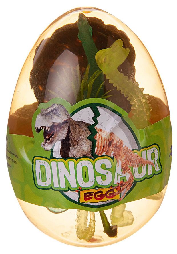 Набор фигурок Junfa Динозавр + скелет динозавра в яйце, 1 шт в ассортименте