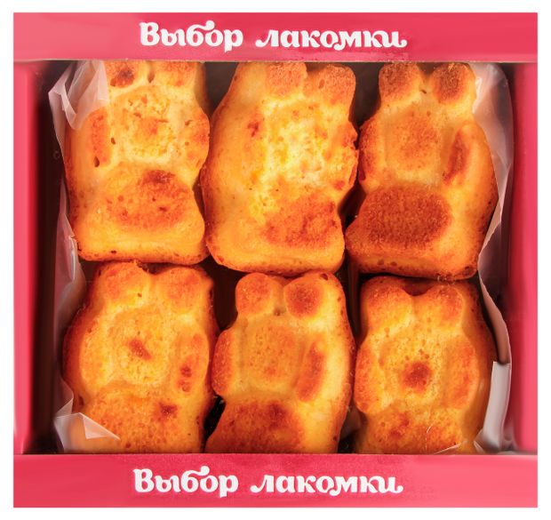 Изделие сдобное Выбор лакомки Медвеш-ка с начинкой со вкусом вареной сгущенкой, 380 г