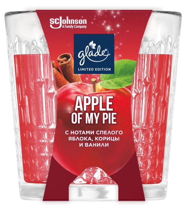 Свеча ароматическая Glade Apple of My Pie 130 г 430₽