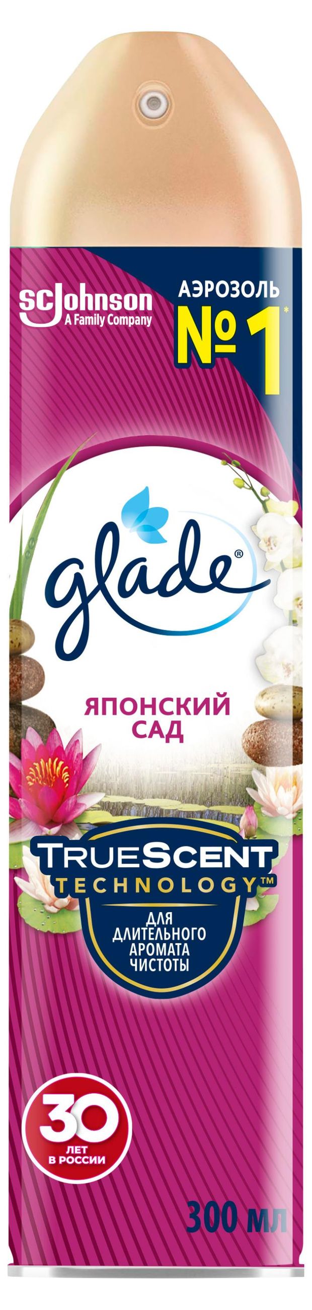 Освежитель воздуха Glade Аэрозоль Японский сад, 300 мл