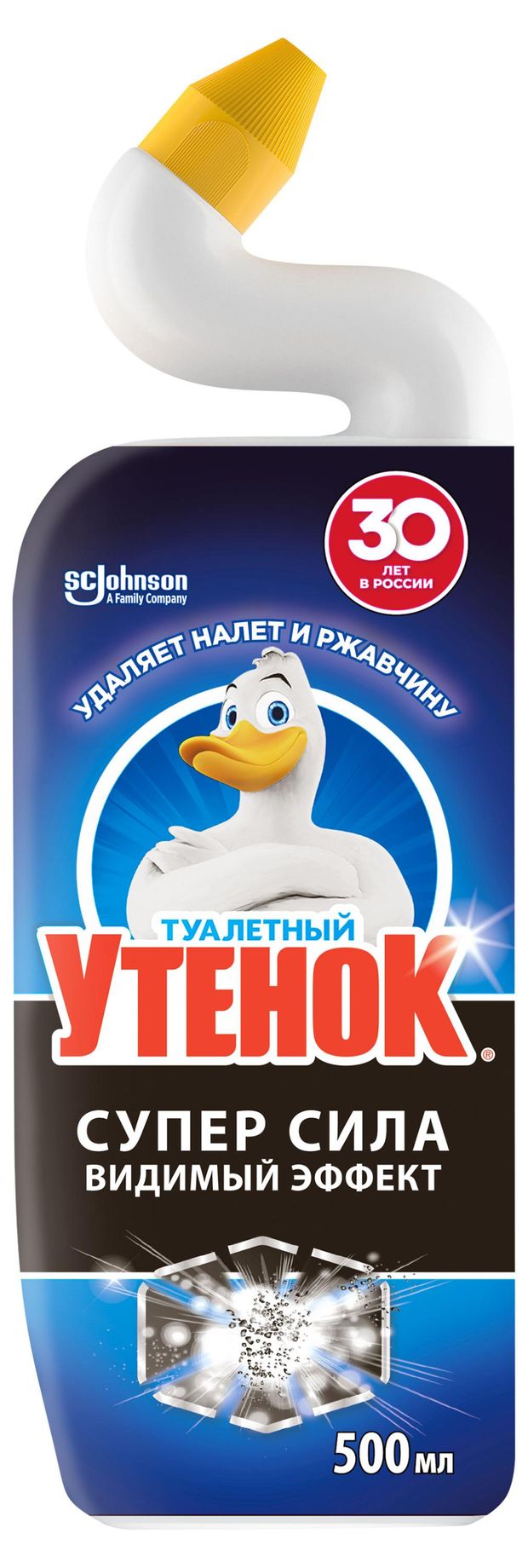 Средство для очистки унитаза Туалетный Утенок Видимый эффект 500 мл 150₽
