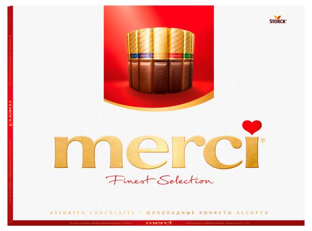 Шоколадные конфеты Merci Ассорти, 675г