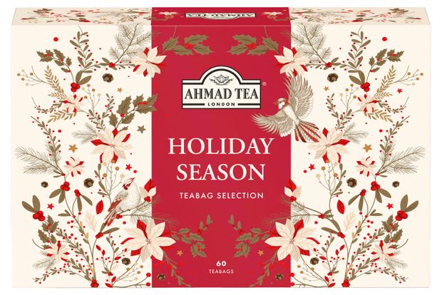 Чайное ассорти Ahmad Tea Праздничный Сезон в пакетиках 12 вкусов, 60 шт