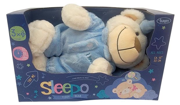 Игрушка мягкая Bauer Спящий медведь 33 см 2300₽