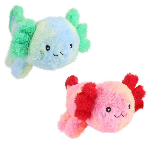 Игрушка мягкая ONE TWO FUN Аксолотль 26 см, 1 шт в ассортименте