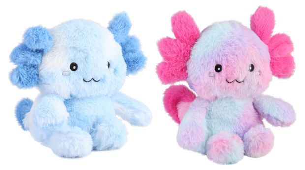 Игрушка мягкая ONE TWO FUN Аксолотль 19 см, 1 шт в ассортименте