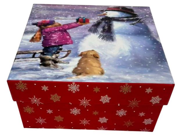 Коробка подарочная Подарок 155х155х75 см 90₽