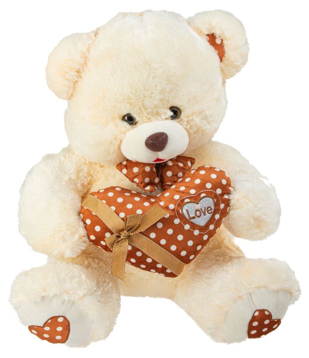 Игрушка мягкая Плюшевая Мафия Мишка с сердцем, 55 см