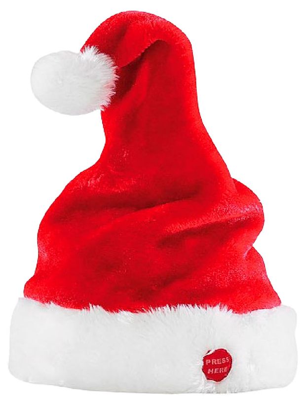 Колпак новогодний музыкальный BALL MASQUERADE Веселый Новый год 1 шт в ассортименте 1500₽