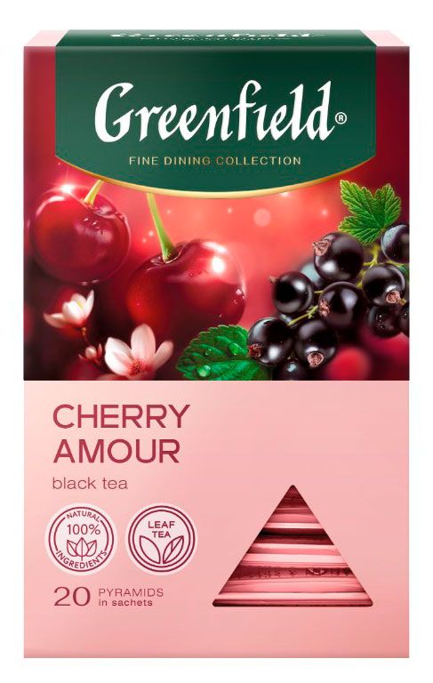 Чай черный Greenfield Cherry Amour 20 пакетиков 130₽