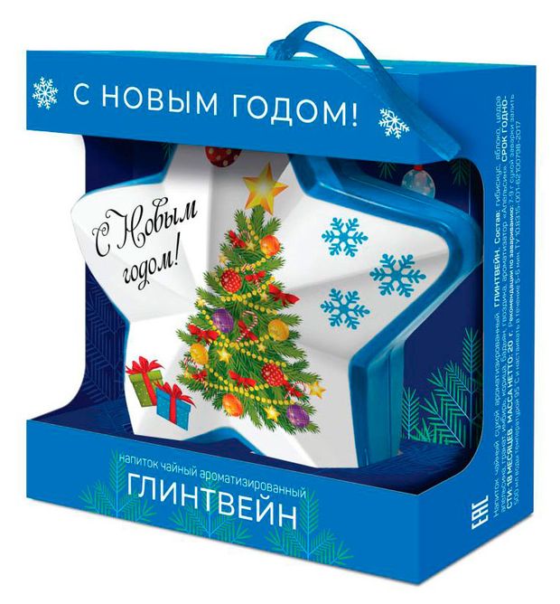 Чайный напиток TEACO Звезда новогодняя Глинтвейн, 20 г