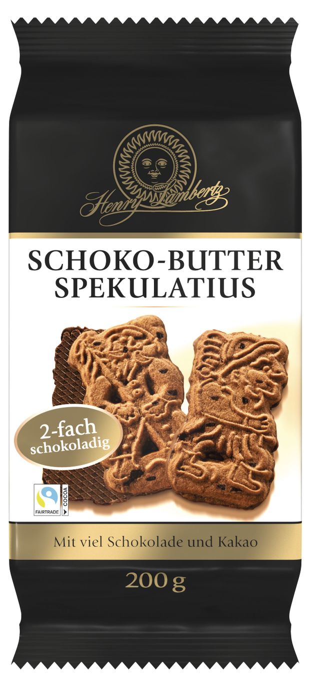 Печенье Lambertz Spekulatius шоколадное, 200 г