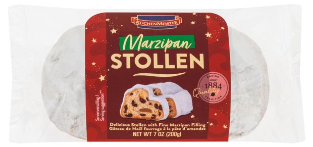 Кекс KuchenMeister Рождественский марципановый штоллен 200 г 400₽