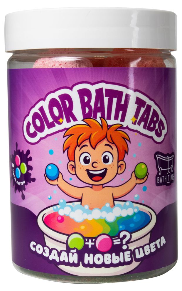 Набор мини-бомбочек для ванны BathTime Цветочный микс 300 г 1 шт в ассортименте 300₽