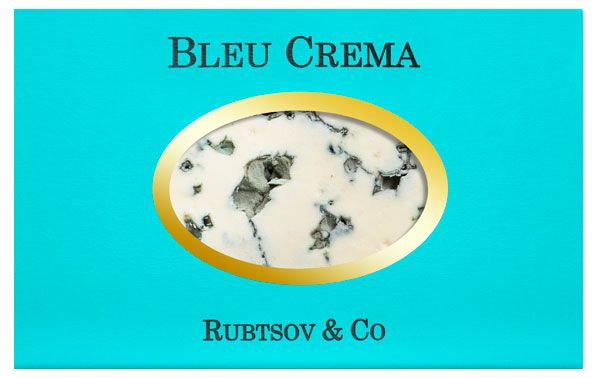 Сыр мягкий с голубой плесенью Rubtsov & Co 70% БЗМЖ, 90 г