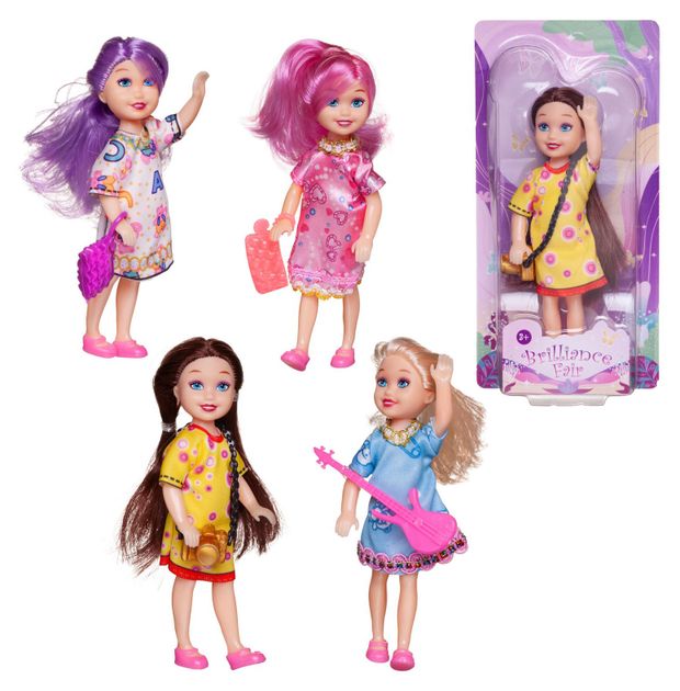 Кукла-мини Abtoys Brilliance Fair 13 см 1 шт в ассортименте 95₽