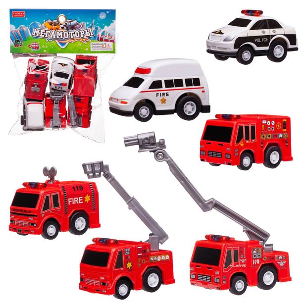 Набор машинок Zhorya Мегамоторы 6 шт 290₽