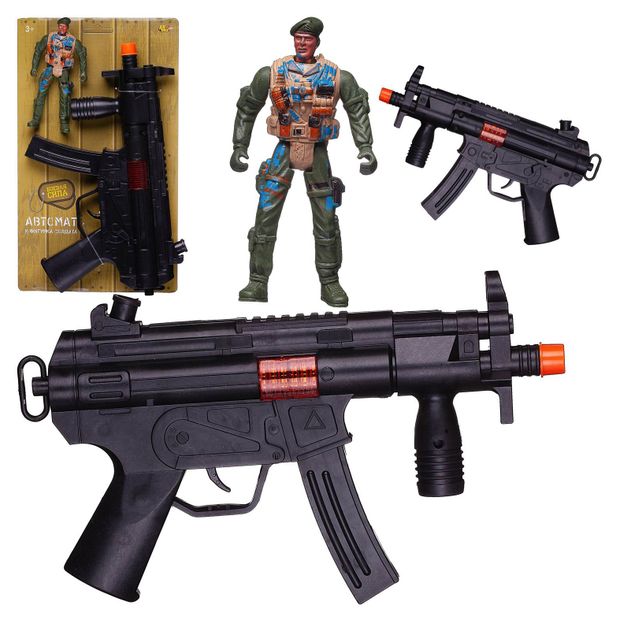 Набор игровой Abtoys Боевая сила Автомат черный в ассортименте 150₽