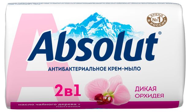 Крем-мыло для рук 2в1 ABSOLUT Дикая Орхидея антибактериальное 90 г 53₽