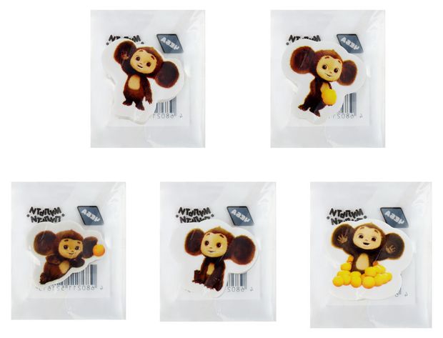 Ластик Мульти-Пульти Чебурашка, 1 шт в ассортименте