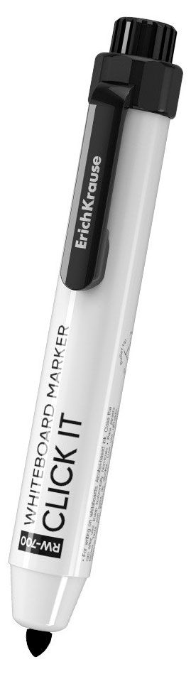 Маркер для доски ErichKrause RW-700 черный, 1 шт