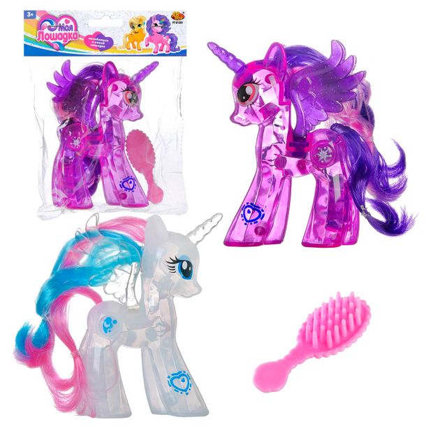 Игрушка Abtoys Моя лошадка Пони-единорог 1 шт 180₽