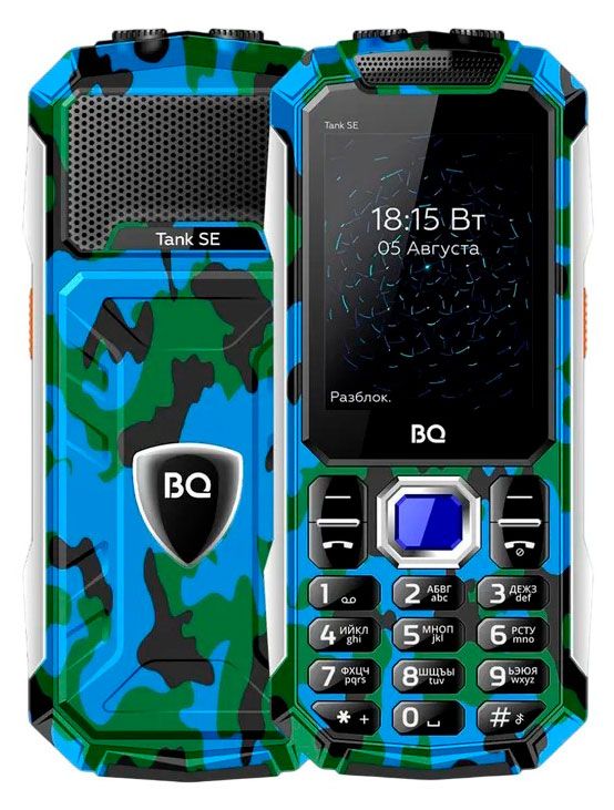 Мобильный телефон BQ 2432 Tank SE Камуфляж 2200₽