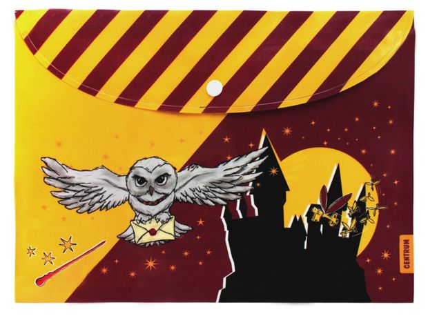 Папка-конверт Centrum А4 на кнопке 1 шт в ассортименте 33₽