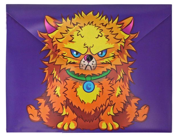 Папка-конверт Centrum А4 на кнопке 1 шт в ассортименте 75₽