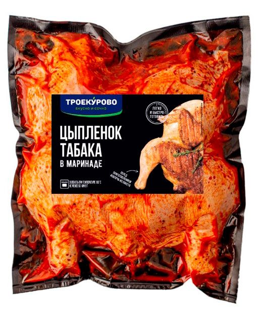 Цыплята табака в обсыпке Рококо охлажденные (1,1 - 1,4 кг), 1 упаковка ~ 1,2 кг