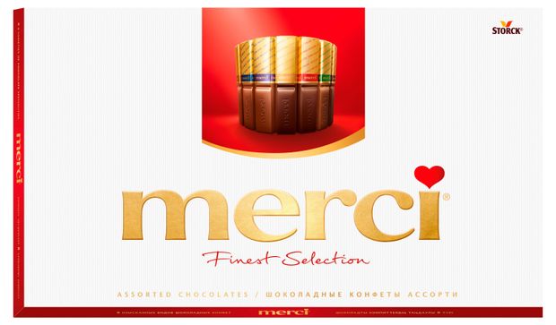 Набор конфет Merci шоколадное ассорти Германия, 400 г