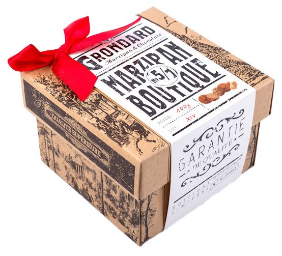 Конфеты неглазированные GRONDARD Марципановое ассорти Рецептура 7 Рецептура 5, 100 г