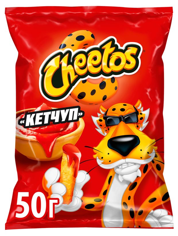 Снеки кукурузные Cheetos кетчуп 55 г 70₽
