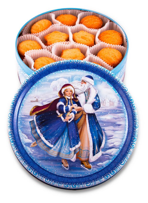 Печенье сдобное REGNUM Коньки в сахарной обсыпке, 400 г