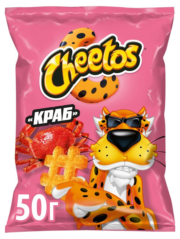 Снеки кукурузные Cheetos Краб 50 г 70₽