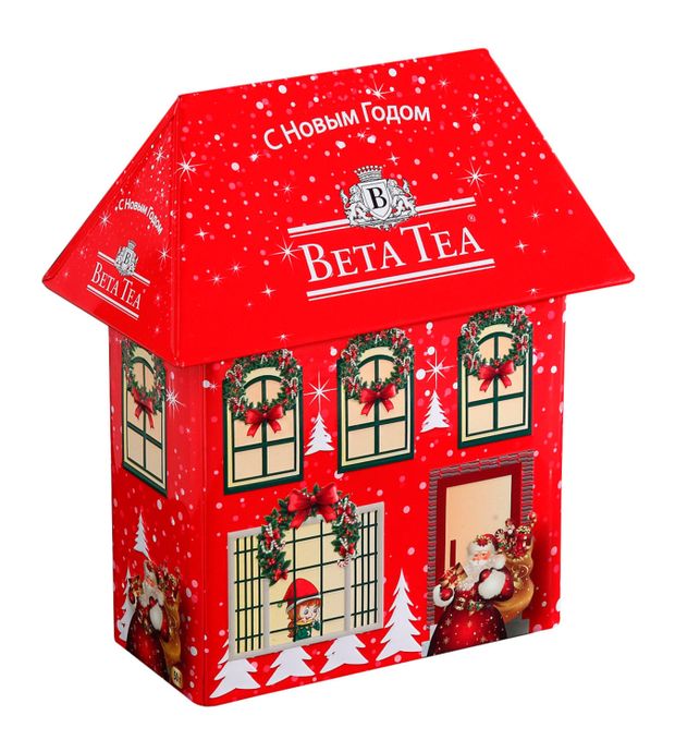 Чай черный Beta Tea байховый цейлонский крупнолистовой Домик в ассортименте 50 г, в ассортименте