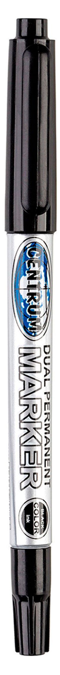 Маркер Centrum перманентный двусторонний черный 1 шт 43₽