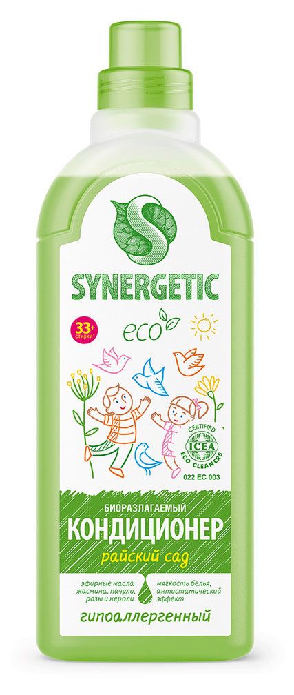 Кондиционер для белья Synergetic Райский сад, 1 л