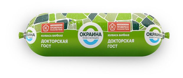 Колбаса вареная Окраина Докторская ГОСТ 400 г 400₽