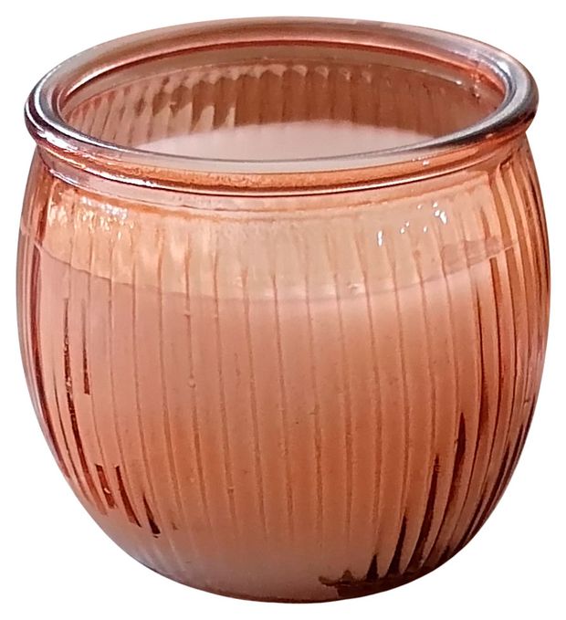 Свеча Actuel в коричневой стеклянной банке, d 7,3 h 6,5 см