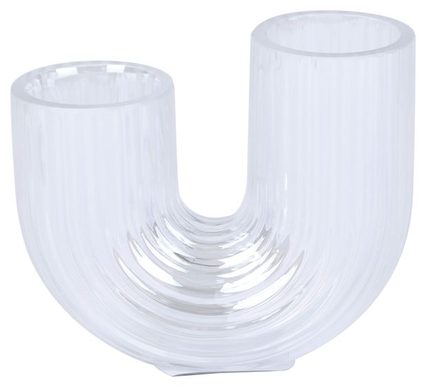 Ваза Actuel Радуга стеклянная, 14х5х12 см