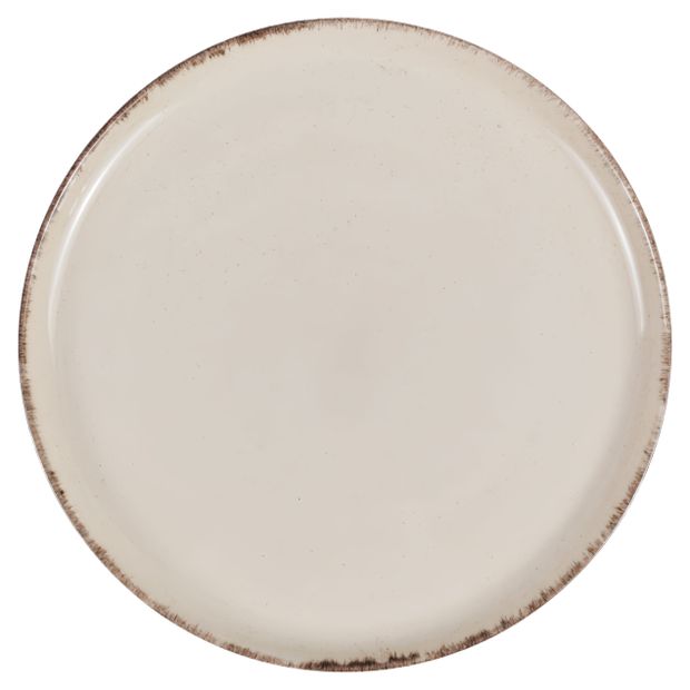 Тарелка обеденная Actuel бежевая, d 27 см