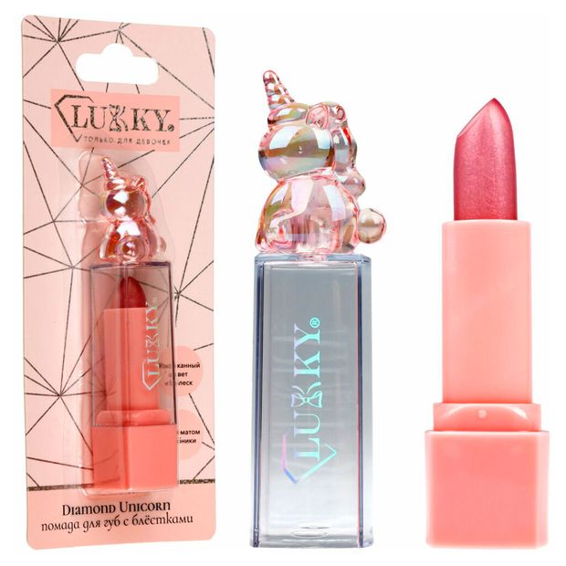 Помада для губ Lukky Diamond Unicorn 1 шт в ассортименте 310₽