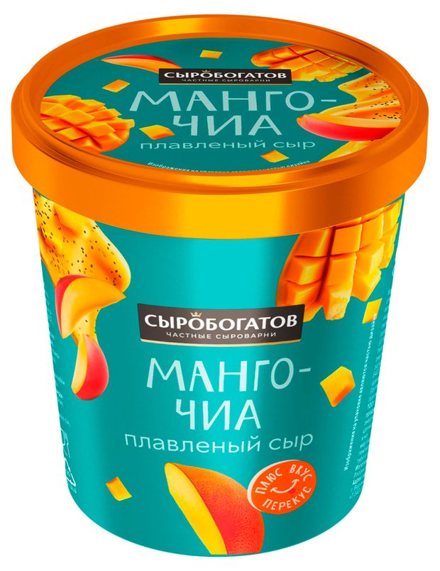 Сыр плавленый Сыробогатов манго-чиа 30 БЗМЖ 130 г 170₽